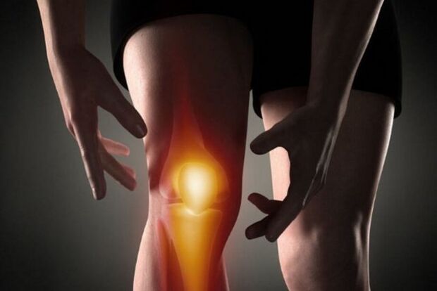 Inflammation in the knee joint