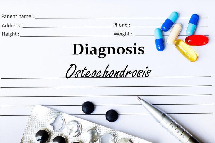drugs for diagnosing osteochondrosis