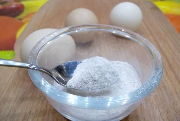Crushed eggshell is a folk remedy for the treatment of arthrosis of the ankle joint